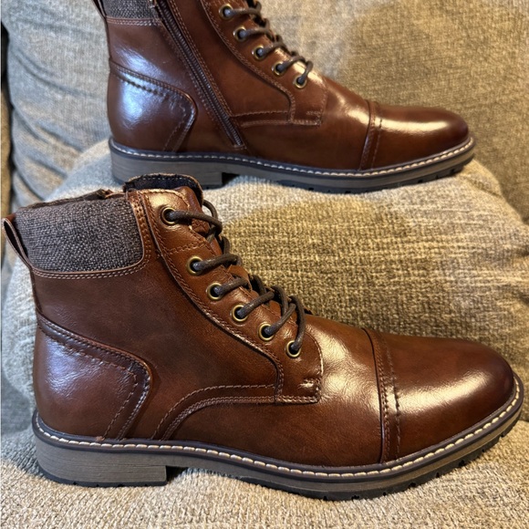 ashford Hayes Other - Men's Ashford Hayes Cade Brown Leather Boots Size 9